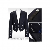 Black Prince Charlie Jacket & Waistcoat